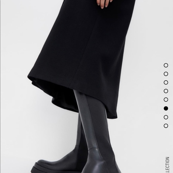 Zara lug sole boots - Picture 6 of 8